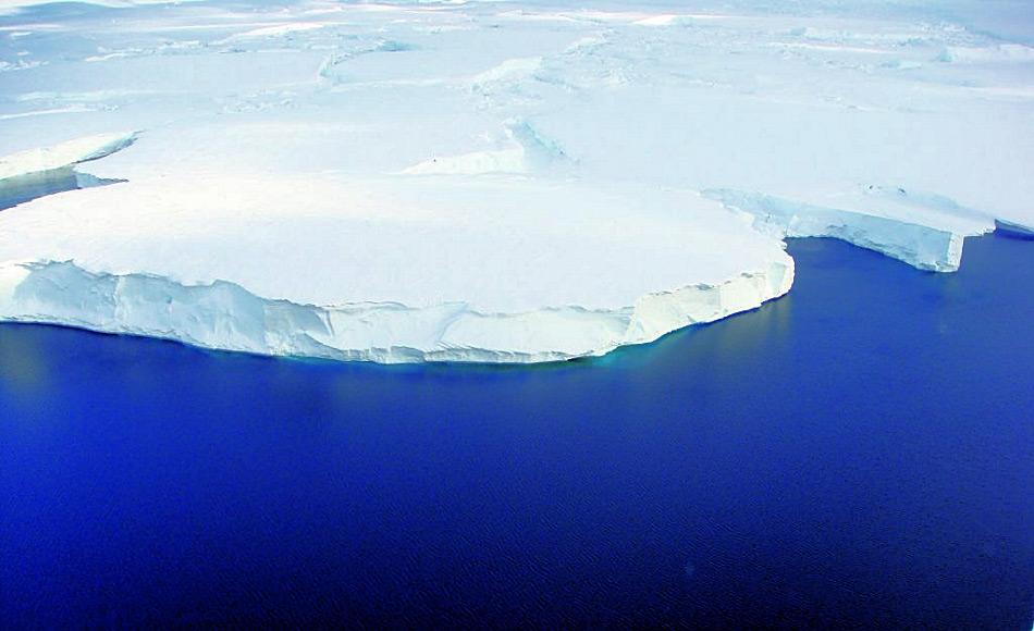 Die heutige Gletscherfront des Totten Gletschers (Foto: Tas van Ommen)